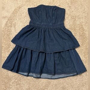 NWT-Freemarket Denim Blue Women's Dress, Medium